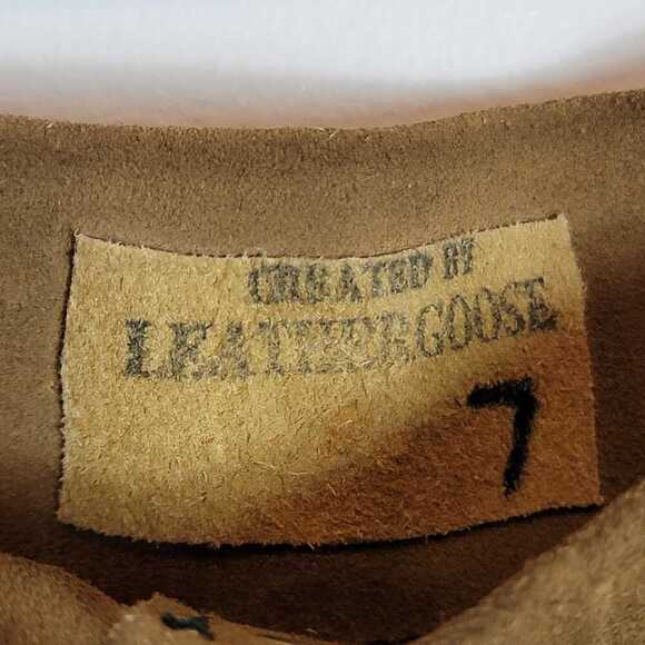 70s Bohemian Suede Midi Skirt Authentic Vintage - Picture 3 of 9